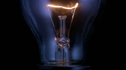 A light bulb being switched off Stock Footage 11333810