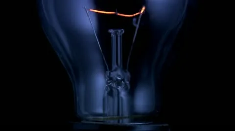 A light bulb being switched on Video stock 11333870