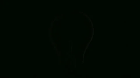 A light bulb being switched on Video stock 11333904