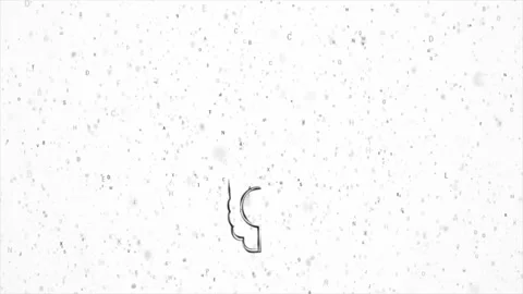 Light Bulb with Black Question Video stock 100124028