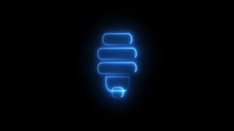 Light bulb blue 스톡 동영상 332791484
