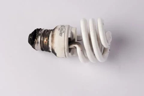 Light Bulb Burned 스톡 사진