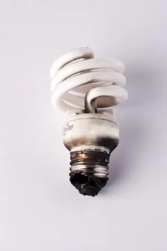 Light Bulb Burned Stock Photos