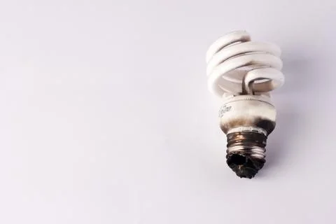 Light Bulb Burned Stock Photos