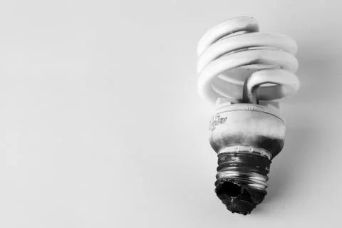 Light Bulb Burned Stock Photos