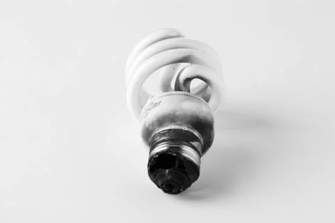 Light Bulb Burned Stock Photos