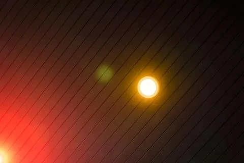 Light bulb on the ceiling of the house Stock Photos