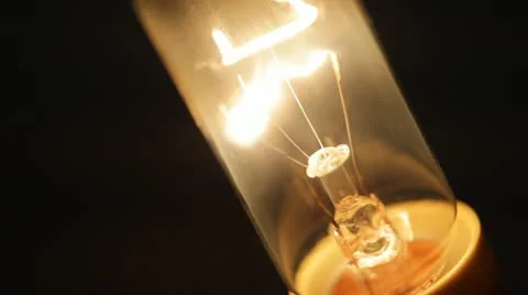 Light bulb close up Stock Footage 22455803