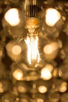 Light Bulb Close Up Stock Photos