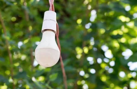 Light bulb close-up Stock Photos