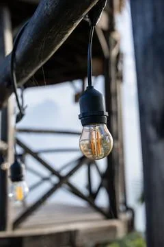 Light bulb close up Stock Photos