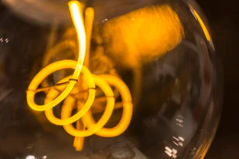 Light Bulb Coil Stock Photos