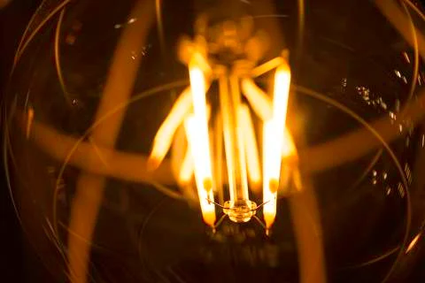 Light Bulb Coil Stock Photos