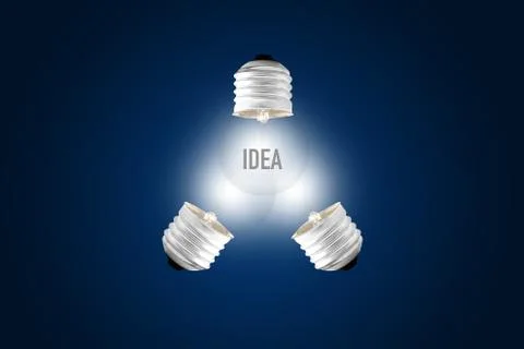 Light bulb concept with find idea of business team with brainstorm for thinki Stock Illustration