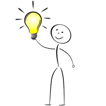 Light bulb concept Stock Illustration