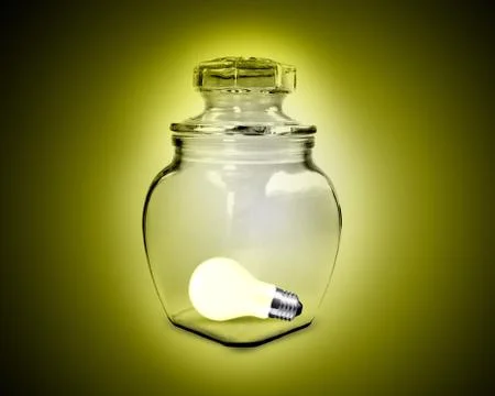 Light bulb concept Stock Photos