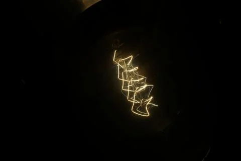 Light Bulb in the dark Stock-Fotos