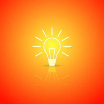 Light bulb design 스톡 일러스트