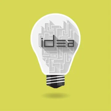 Light Bulb Design Stock Illustration