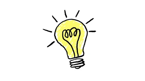 Light bulb drawn whiteboard style, ideal footage to represent the idea Stock Footage 153078640