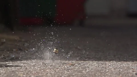 Light Bulb Dropped at 480fps Video stock 44266241