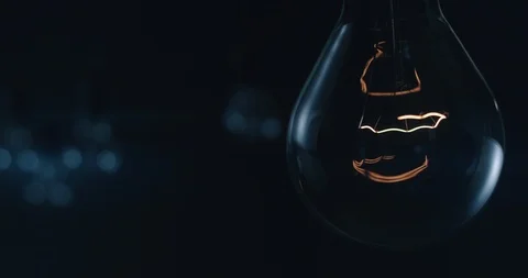 Light bulb filament 3 스톡 동영상 87563663