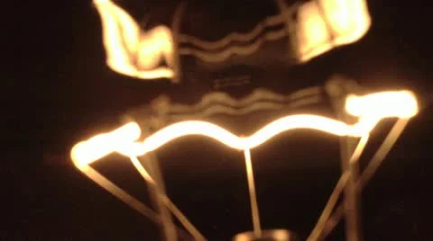 Light Bulb Filament Stock Footage 11467760
