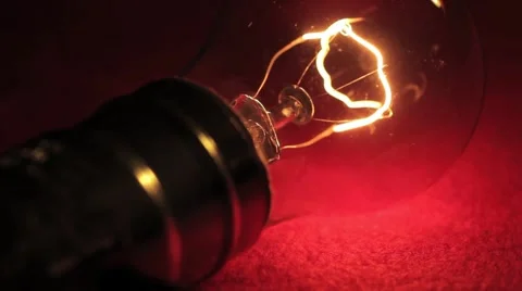 Light Bulb filament rack focus Видео 2519782