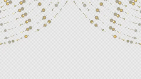 Light bulb flashing string frame and border with copy space party, Christma.. Stock Footage 283249123