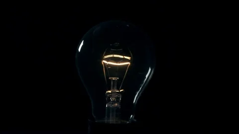 Light bulb flickering. 4k Stock Footage 89648832