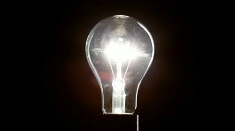 Light bulb Stock Footage