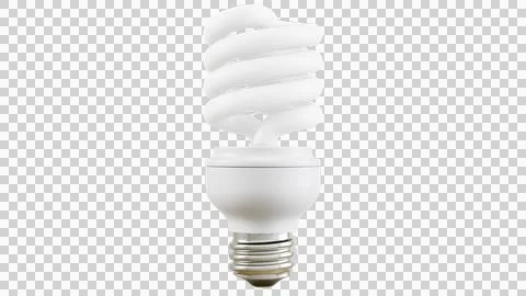 Light Bulb Front View03 Alpha Stock Illustration