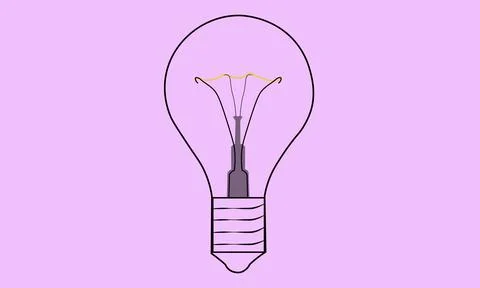 The light bulb is full of ideas And creative thinking Stock-Illustration