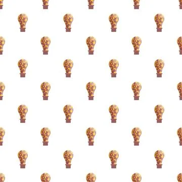 Light bulb with gears repeating pattern seamless background 库存插图