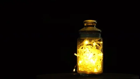 Light bulb in a glass container Vidéo 94466882