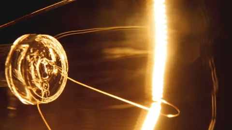 Light bulb gradually turns on and off Stock Footage 51373500