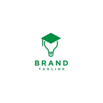 Light bulb with Graduation Cap Stock Illustration