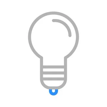 Light bulb icon. Concept of idea, solution, and innovation. Stock Illustration