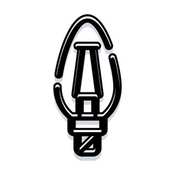 Light bulb icon generating innovative ideas for success Stockillustratie