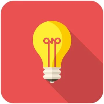 Light Bulb icon Stock Illustration