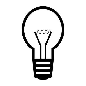 Light bulb icon 스톡 일러스트