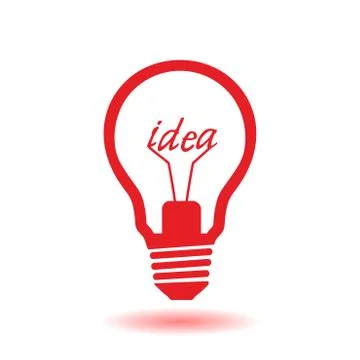 Light bulb icon Stock Illustration