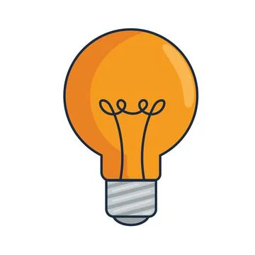 Light bulb icon Stock Illustration