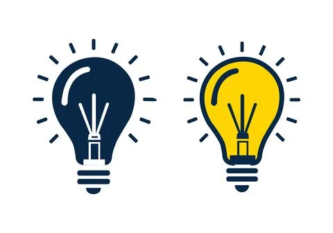 Light bulb icon Stock-Illustration