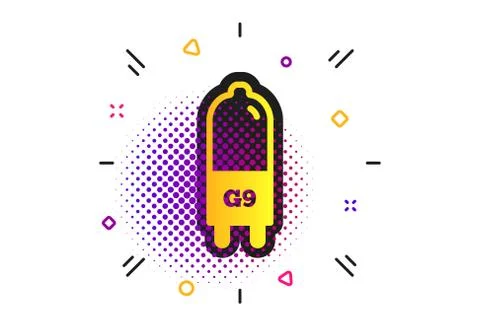 Light bulb icon. Lamp G9 socket symbol. Vector Illustrazione stock