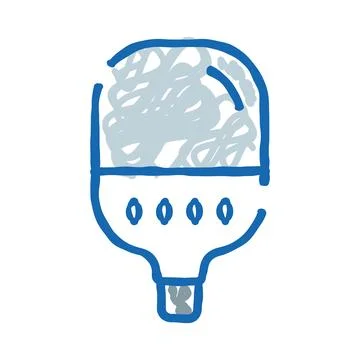 Light bulb icon representing creativity and new ideas Stock Illustration