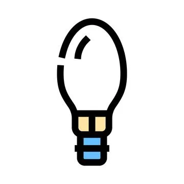 Light bulb icon representing idea and innovation concept Stock Illustration
