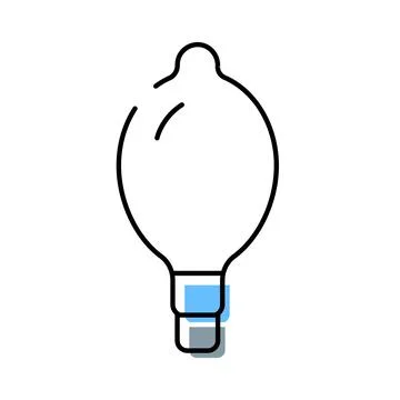 Light bulb icon representing idea and innovation concept Stock Illustration