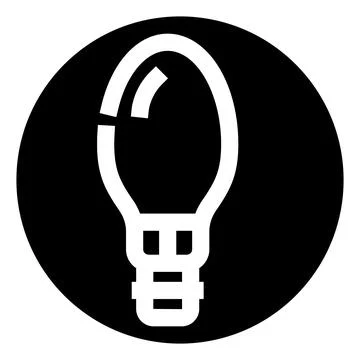 Light bulb icon representing idea and creativity Stockillustratie
