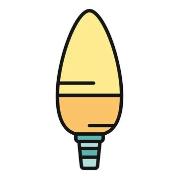 Light bulb icon representing idea and energy 스톡 일러스트
